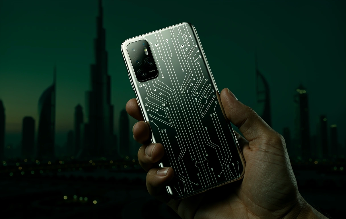 Dubai Business Bay Skyline at dusk